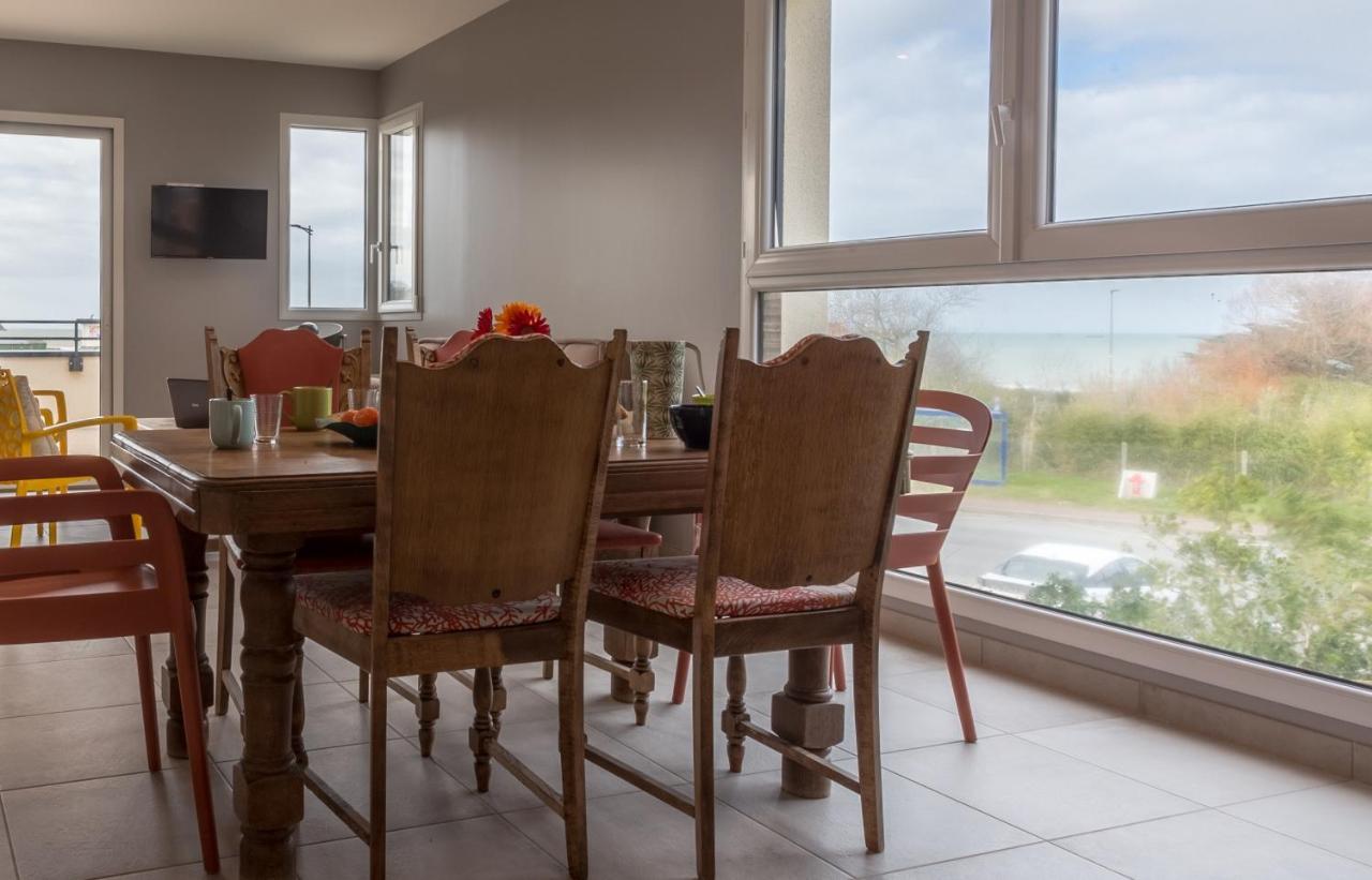Tribord, appt avec terrasse et vue mer, parking Saint-Côme-de-Fresné Exteriör bild
